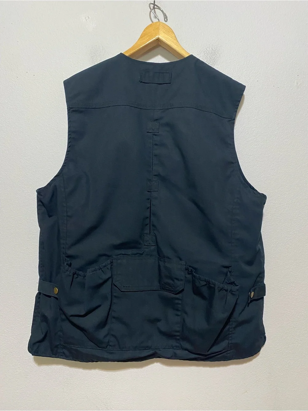 Tact Squad Tactical Vest Men's Large Black Utility Pockets Full Zip Tact Gear